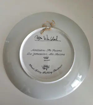 Bjorn Wiinblad - Nymølle , Wandbord (2) - Porselein - Lente en zomer kopen? Bied vanaf 59!