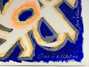 Jack Vissers - Lucky Day + Once in a lifetime - acryl op papier kopen? Bied vanaf 25!