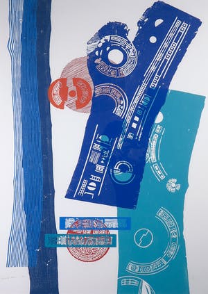 Seund Ja Rhee - Houtsnede, Marques d'espoir Memoire de la liberte - Ingelijst (Groot) kopen? Bied vanaf 150!