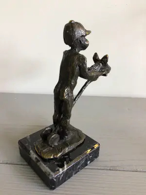 Astrid Veldhuyzen-Koppen - “ Jongen met stokpaardje “ zeldzaam . kopen? Bied vanaf 95!