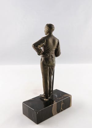 Brons (Onbekend) - Brons, Biljartspeler kopen? Bied vanaf 1!