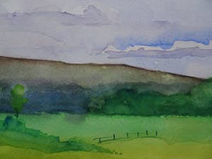 Corrie van der Baan - Wolken boven de Lemelerberg kopen? Bied vanaf 1!