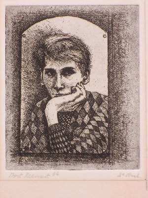 Bert Klement - Portret - Ets kopen? Bied vanaf 1!