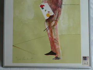 Constant - Ingelijste litho , Zelfportret , ‘De schilder’ – 1977 – 61,5 x 40,5 cm kopen? Bied vanaf 1!