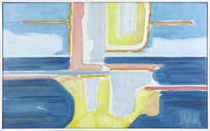 Paul Overhaus - Olieverf op doek, Licht III - Ingelijst verkocht voor € 80!