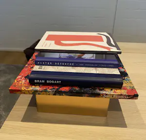 AcheterSam Francis - 4 diverse boeken: Sam Francis, Klaas Gubbels, Bram bogart, Pieter defesche? Enchérissez de 60!