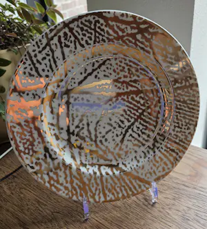 César - Porseleinen bord (Apilco France) -" La Paume" - Diameter27 cm kopen? Bied vanaf 50!