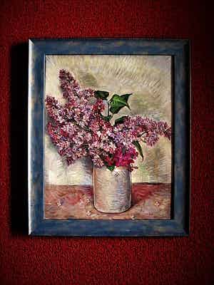Edith Pijpers - Amsterdams (post) Impressioniste - omstreeks 1920 geschilderd Stilleven verkocht voor € 10!