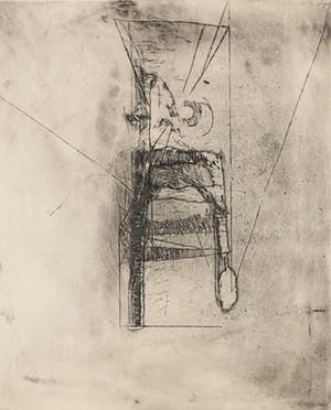 Frans Vreeswijk - Ets, Stoel kopen? Bied vanaf 1!