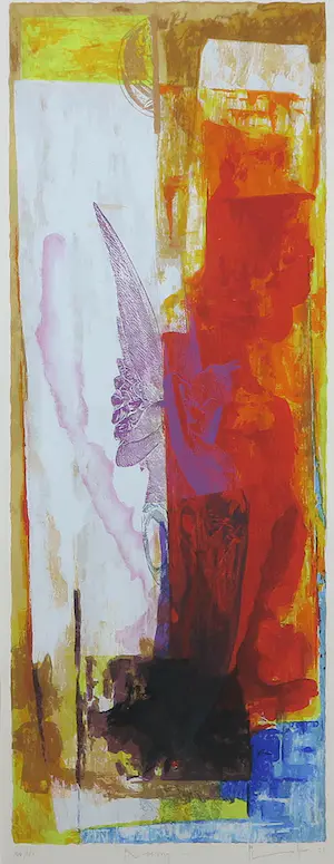 Piotr Konkel - Zeefdruk, Rising - Ingelijst (Groot) kopen? Bied vanaf 50!