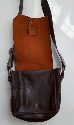 Curiosa - Strenesse blue bag - Leren tas kopen? Bied vanaf 1!