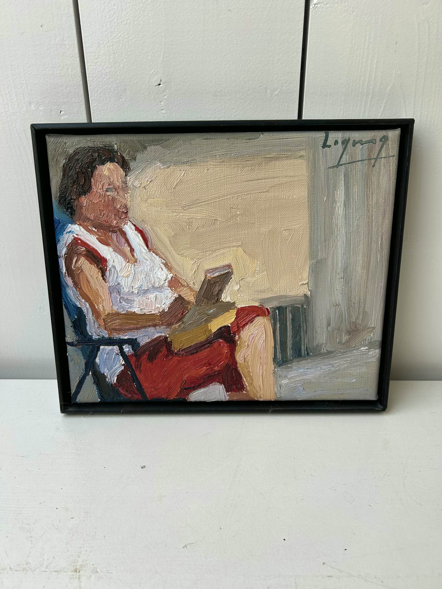 Omar Logang - Vrouw leest boek kopen? Bied vanaf 100!