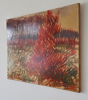 Frans Hollaardt - Boslandschap kopen? Bied vanaf 74!