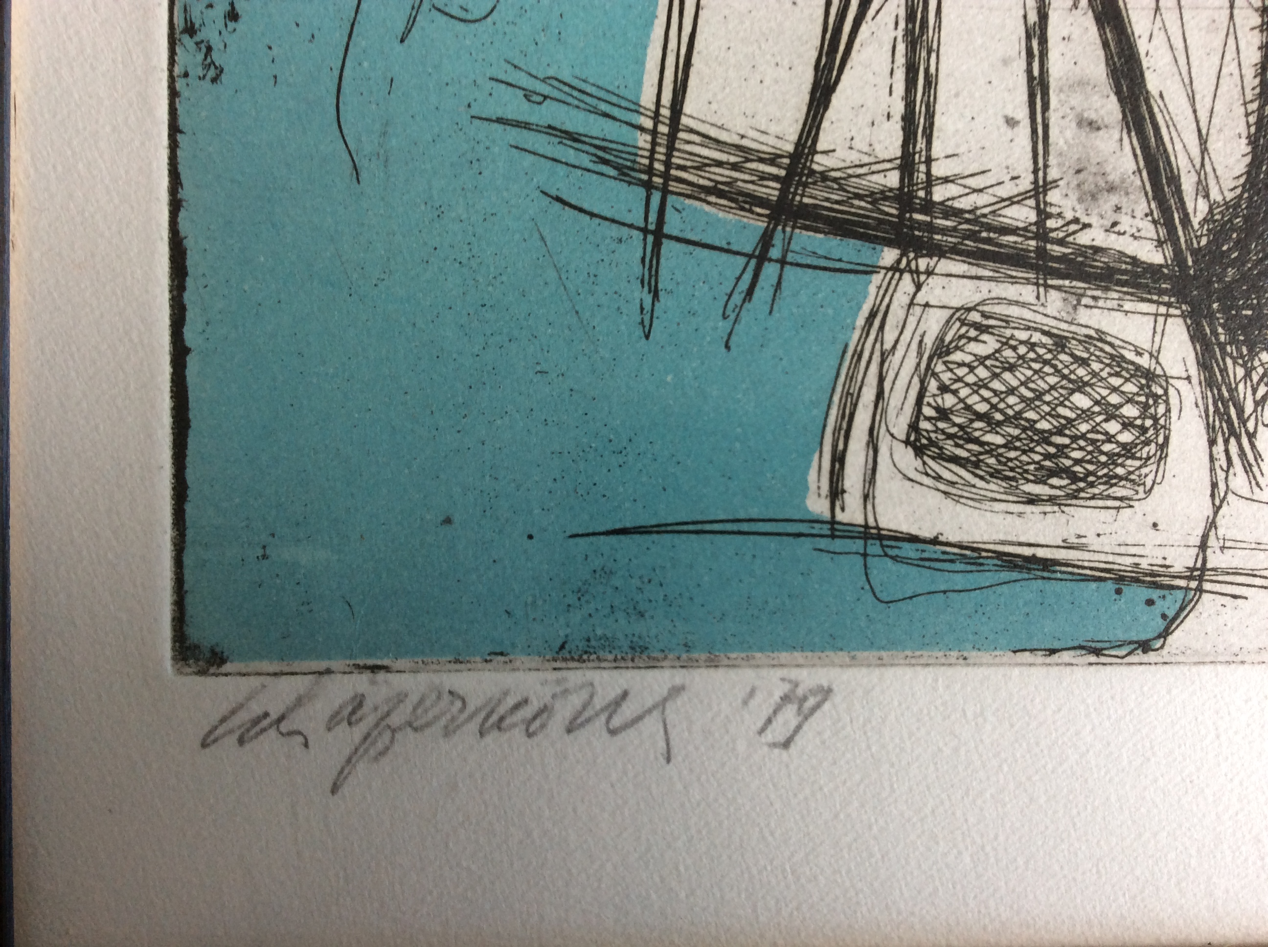 Gerard Schaperkotter - kleurenets - ingelijst, 1979 kopen? Bied vanaf 95!