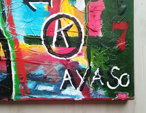 Aya So - Gemälde - handsigniert - montiert - (70 x 50 cm) kopen? Bied vanaf 1500!