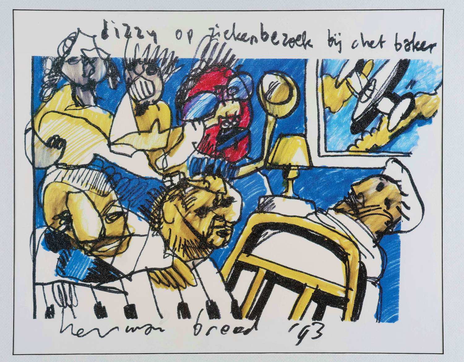 Buy Herman Brood - Dizzy op bezoek bij Chet Baker? Bid from 100!