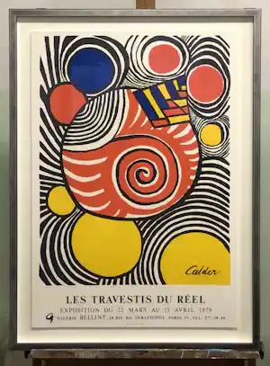 Alexander Calder - Les Travestis du Reel verkauft für € 110!