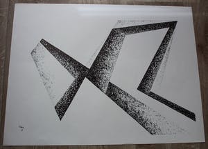 Toon Kelder - litho: Abstract - 1965 kopen? Bied vanaf 45!