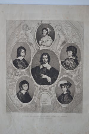 Niet of onleesbaar gesigneerd - Antoon van Dyk (naar), Charles Courtry (1846-1897), Portret Constantin Huijgens kopen? Bied vanaf 1!