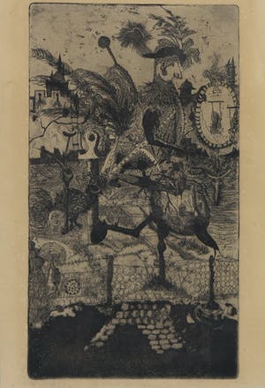 Niet of onleesbaar gesigneerd - Ets, Geslaagd familieleven - Ingelijst kopen? Bied vanaf 1!