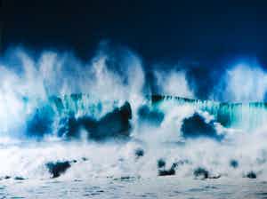 Cees Hageman - Foto, Blauwe golven (Zeer Groot!) verkocht voor € 150!