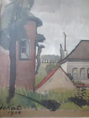 Anne-Pierre De Kat - Dorpsgezicht Belgie 1930 kopen? Bied vanaf 400!