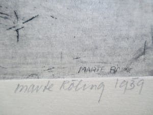 Marte Roling - Ets 1959 kopen? Bied vanaf 60!