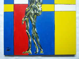 Peter Leyenaar - (1923-2023) , Olieverf op doek , Zonder titel - 50 x 50 cm kopen? Bied vanaf 10!