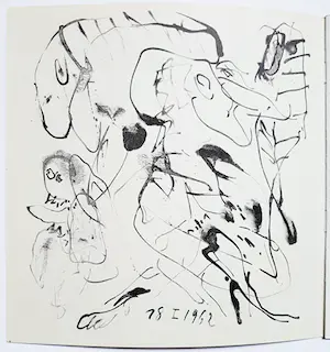 Pierre Alechinsky - Eerste solotentoonstelling NY (1962), catalogus met 4 originele litho’s kopen? Bied vanaf 125!