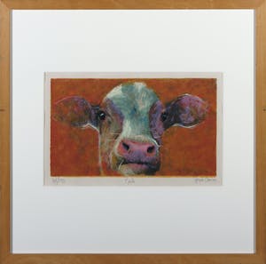 Theo Onnes - Zeefdruk, Pink - Ingelijst kopen? Bied vanaf 35!