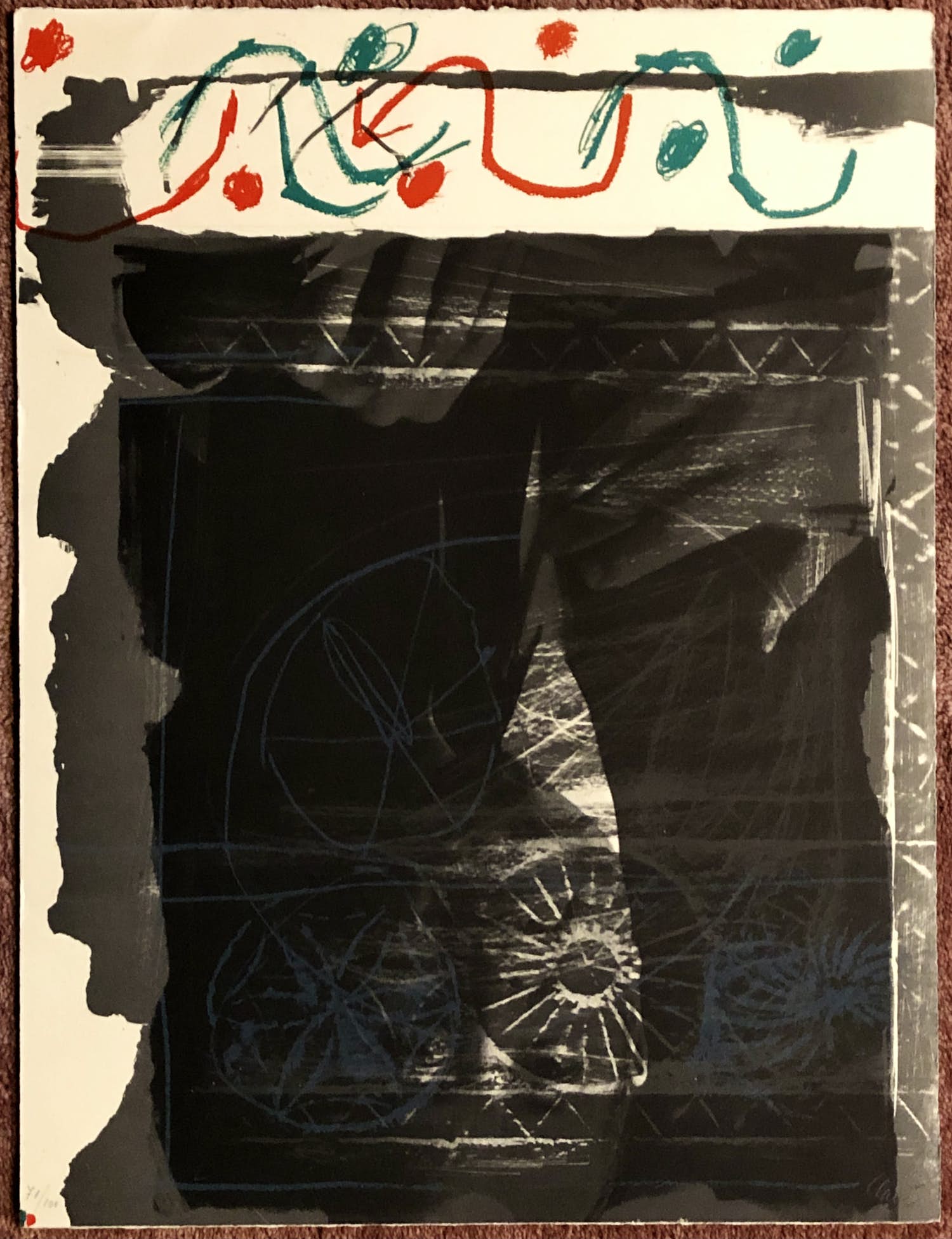 Antoni Clave - ***handsignierte Originalgraphik*** verkocht voor € 200!