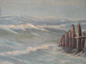 Hans Lenteman - Hollands inpressionistisch zeezicht kopen? Bied vanaf 100!