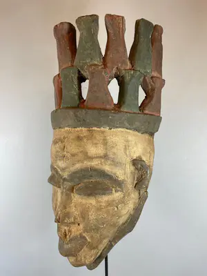 Igbo - 220566 - African IGBO Mask - Nigeria. kopen? Bied vanaf 55!