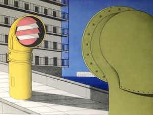 Marinus Fuit - Scheepskokers - Zeefdruk, Ingelijst verkocht voor € 70!