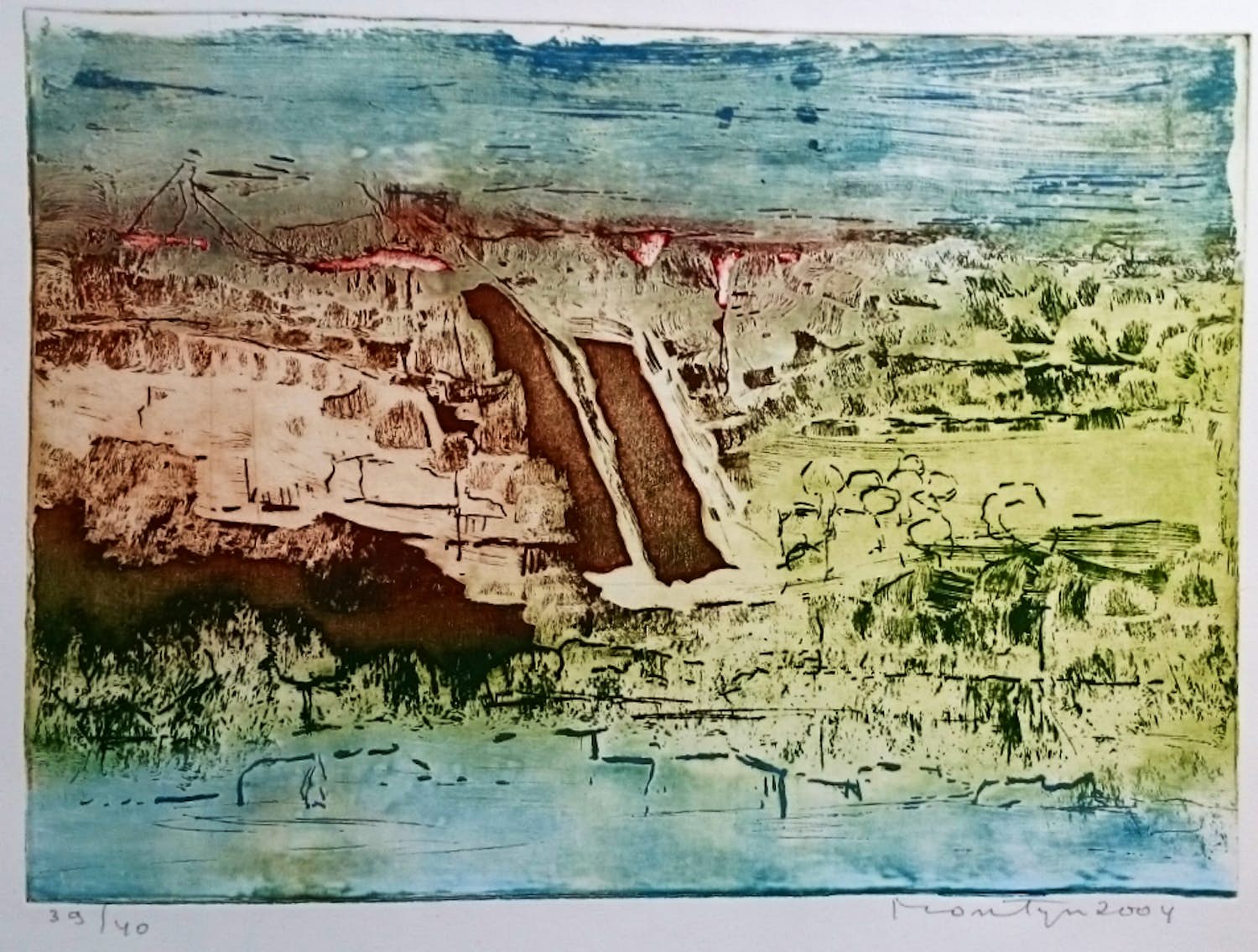 Jan Montyn - Riverchildren, Nong Khai, , Noord Vietnam verkocht voor € 75!