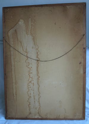 Niet of onleesbaar gesigneerd - Gesigneerd W.J.J. , Gouache – GROOT – 103 x 73 cm kopen? Bied vanaf 1!