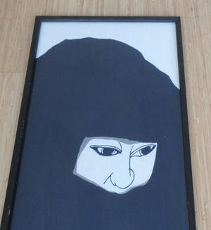 Niet of onleesbaar gesigneerd - Drieluik van Modernistische Japanse zijde schilderijen kopen? Bied vanaf 1!