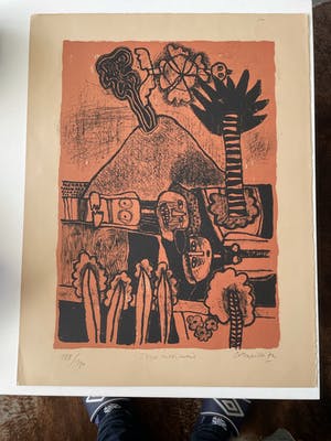 Corneille - Terre Mexicane '72, grote litho kopen? Bied vanaf 190!