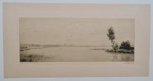 Dirk Harting - Twee handgesigneerde landschapsetsjes kopen? Bied vanaf 60!