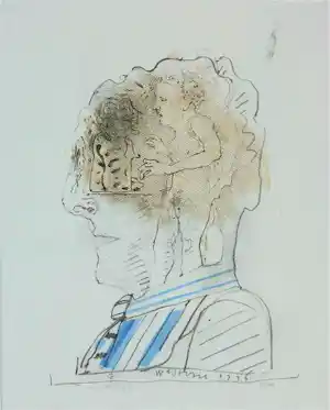 Co Westerik - Ingelijste zeefdruk - 1996 (nette lijst!) verkocht voor € 225!