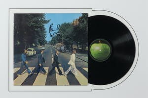 The Beatles - Abbey Road - Gesigneerd door 3 van de 4 bandleden kopen? Bied vanaf 1!