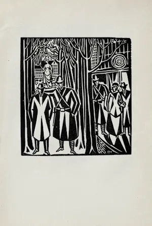 Frans Masereel - Gendarme /Polizei. Original-Holzschnitt 1920 kopen? Bied vanaf 40!