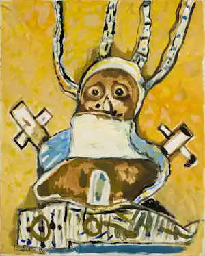Lucebert - El Nacimiento - Groot werk in olieverf op doek kaufen? Bieten Sie von 5800!