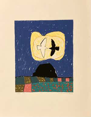 Harrie Gerritz - Abstracte compositie verkocht voor € 50!