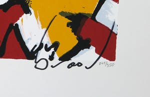 Herman Brood - Zeefdruk, Moeder en kind kopen? Bied vanaf 100!