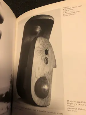 Buy Henry Moore - wood sculpture? Bid from 33!