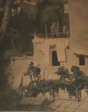 Frans Hogerwaard - Binnenplaats te Rome kopen? Bied vanaf 35!