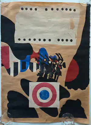 Jef Diederen - Figuren. Vroeg werk. Pop art. verkauft für € 85!
