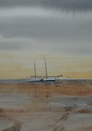 Franklin Meijer - Waddenzee - Bruine Vloot - droogliggen op de Richel kopen? Bied vanaf 49!