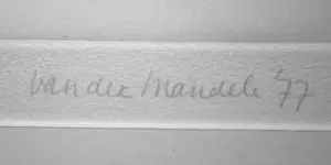 Anneke van der Mandele - Stoeltjes - ets - oplage 50 kopen? Bied vanaf 65!